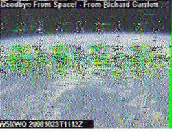 1112UTC.23/10.08.Goodbye from Space.vk6co.