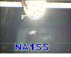 My first ISS SSTV image received in Montevideo, Uruguay (GF15wc)