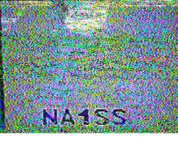 My first SSTV and first ISS SSTV image