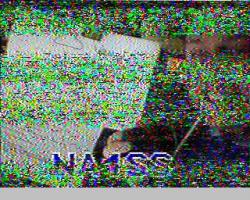 12/20/2008 1915 UTC First ISS SSTV Capture