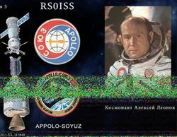 ISS-SSTV Image over Exeter/UK 19-07-2015 06:49 UTC