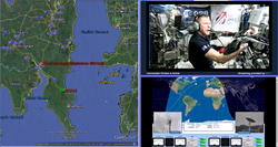 Tim Peake GB1SS & Oasis Academy Brightstowe GB1OAB