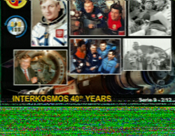 ISS SSTV over Nána, Slovakia - 11.04.2018 - 12:44 UTC