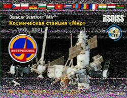 SSTV Images received at 15:58z PD120 by Baofeng GT-3 and Arrow 3El 145.800 @roscosmos in IO64XM-MI6GTY