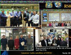 SSTV Image received at 30/6/2018 03:16 UTC over LM55MT by EP2LSH