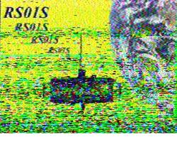 SSTV Received during a 18:45 UTC pass, 08/18/11