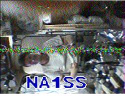 SSTV during pass over Nova Scotia