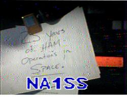 25 years Ham Radio in space image