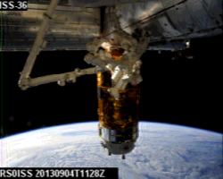 SSTV pict.#5 on 04/09/2013