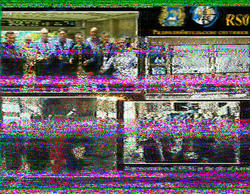 SSTV Image received from Rajkot - India by VU2EXP