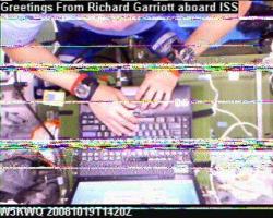 ISS over Adelaide- Richard Garriot W5KWQ running NA1SS 1420 UTC 19 October 2008