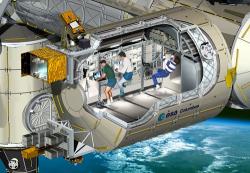 The Columbus ISS module